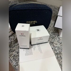 CHANEL N°1 Skincare Set with Black Pouch